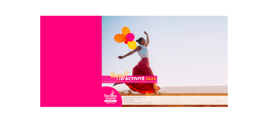 Page de garde rapport d'activité 2024