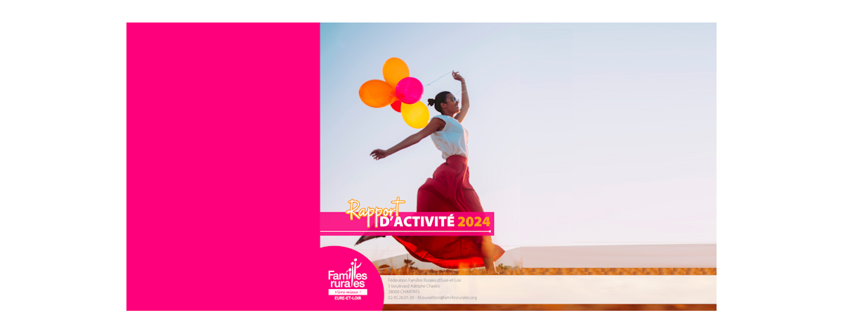 Page de garde rapport d'activité 2024